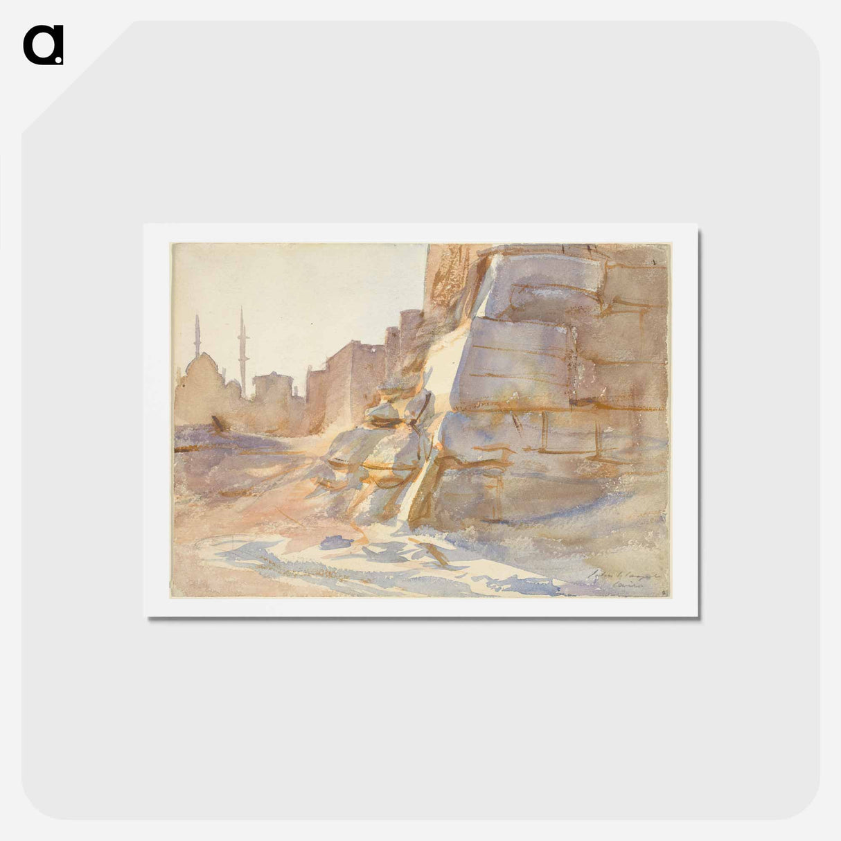 アートポストカード-Cairo - ジョン シンガー サージェント Postcard.