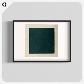 アートポスター-Black Square (4th version) - カジミール マレーヴィチ Poster.