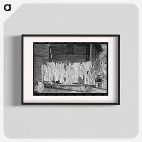 アートポスター-Clothesline, Winton, Minnesota
 - ラッセル リー Poster.