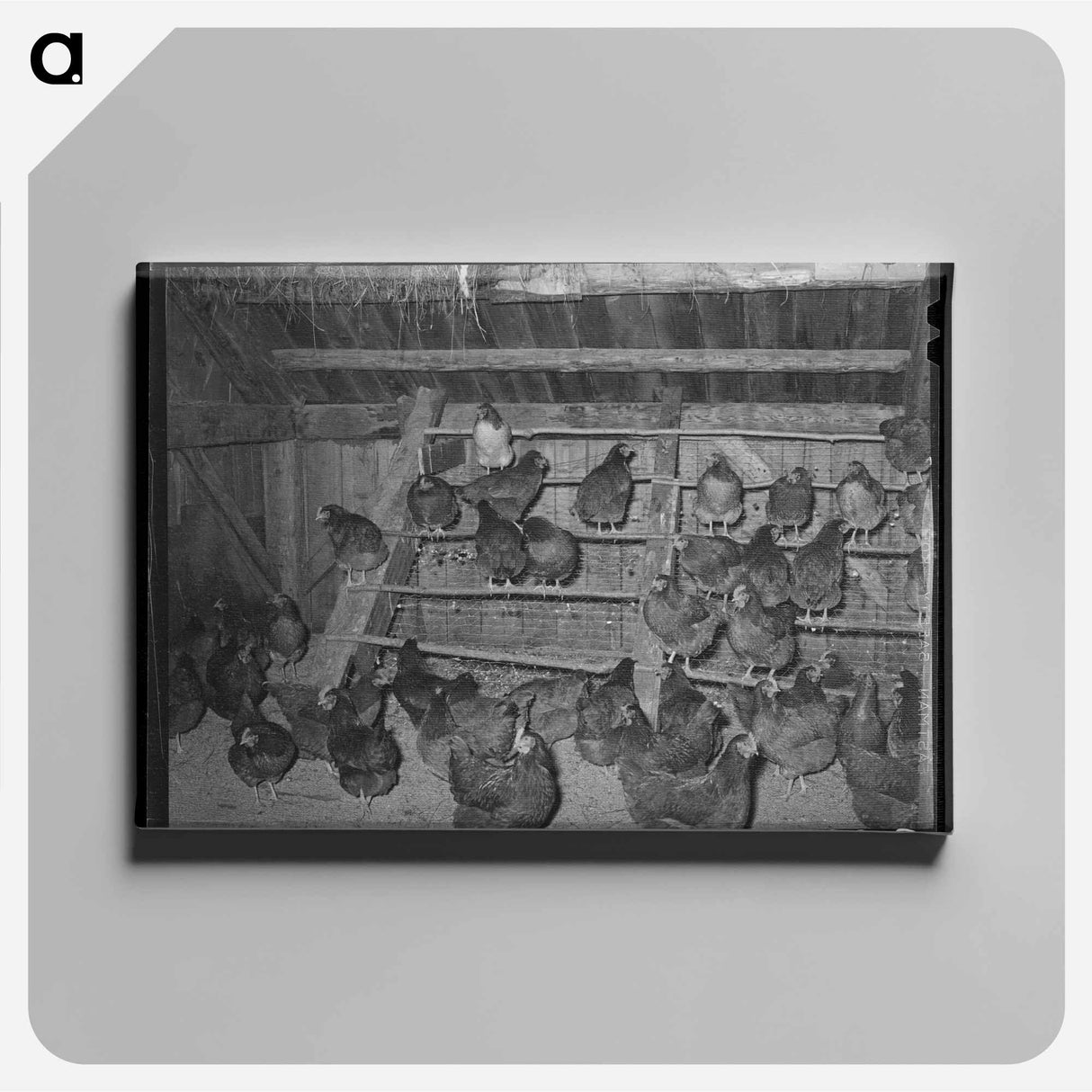 アートパネル-Clothesline, Winton, Minnesota
 - ラッセル リー Canvas.
