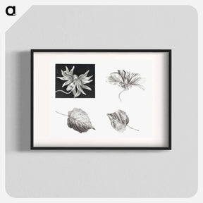 アートポスター-Flowers and Leaves - テオ ヴァン ホイテマ Poster.
