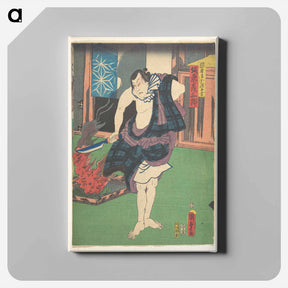 アートパネル-Utagawa Kunisada Print
 - 歌川 国貞 Canvas.