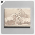 アートパネル-A Group of Five Horses Fighting
 - イェール大学アートギャラリー Canvas.