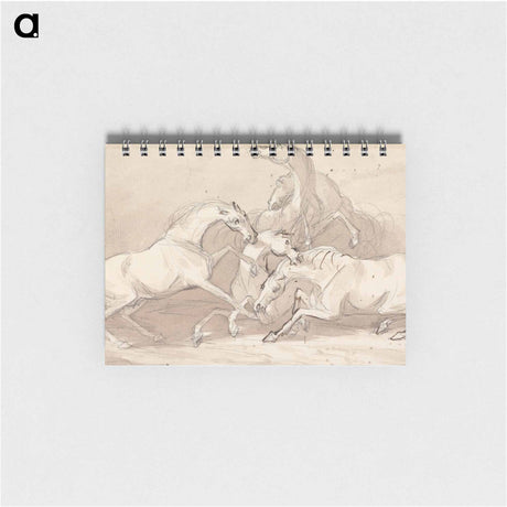 アートメモ帳-A Group of Five Horses Fighting
 - イェール大学アートギャラリー Memo.