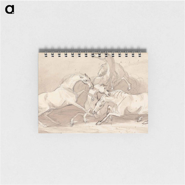 アートメモ帳-A Group of Five Horses Fighting
 - イェール大学アートギャラリー Memo.