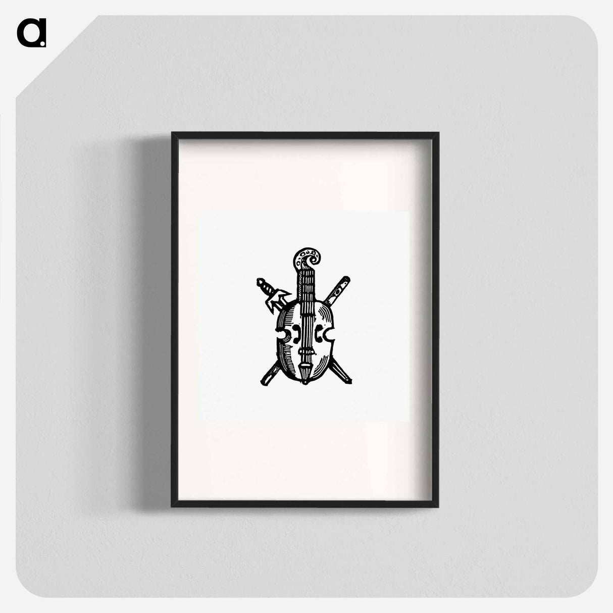 アートポスター-Citole and Sword
 - 大英図書館 Poster.