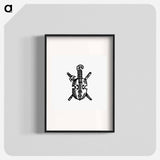 アートポスター-Citole and Sword
 - 大英図書館 Poster.