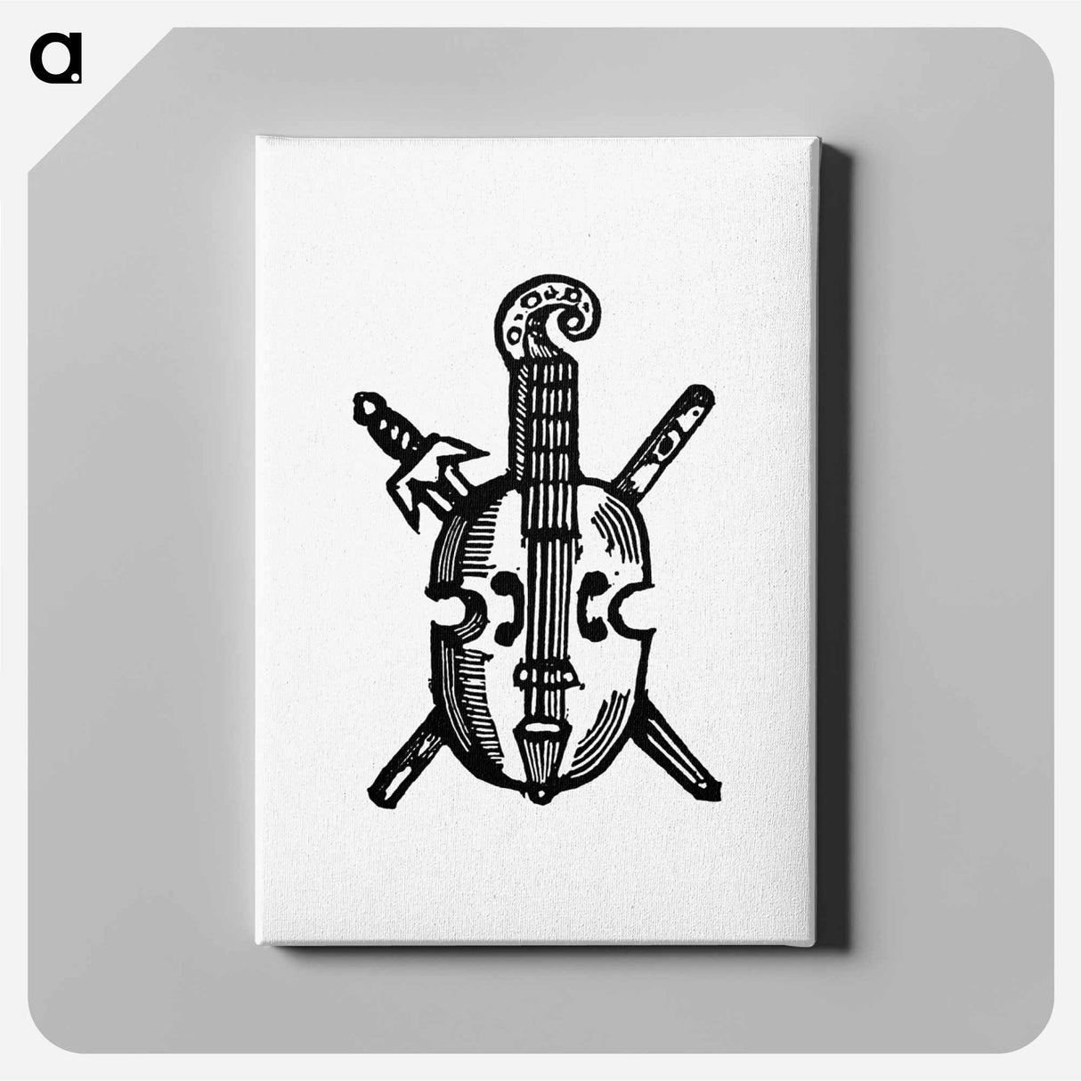アートパネル-Citole and Sword
 - 大英図書館 Canvas.