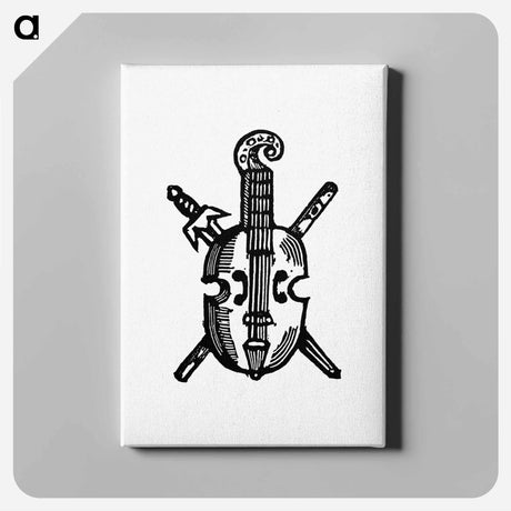 アートパネル-Citole and Sword
 - 大英図書館 Canvas.