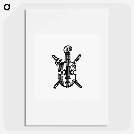 アートポスター-Citole and Sword
 - 大英図書館 Poster.