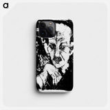 Portrait of Carl Sternheim - エルンスト ルートヴィヒ キルヒナー Phone Case.