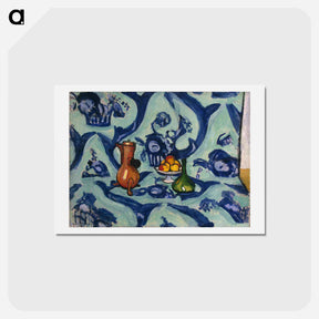 アートポストカード-Still Life with Blue Tablecloth - アンリ マティス Postcard.
