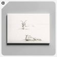 アートパネル-Sketches of a lying goat and a sheep - ジャン ベルナール Canvas.