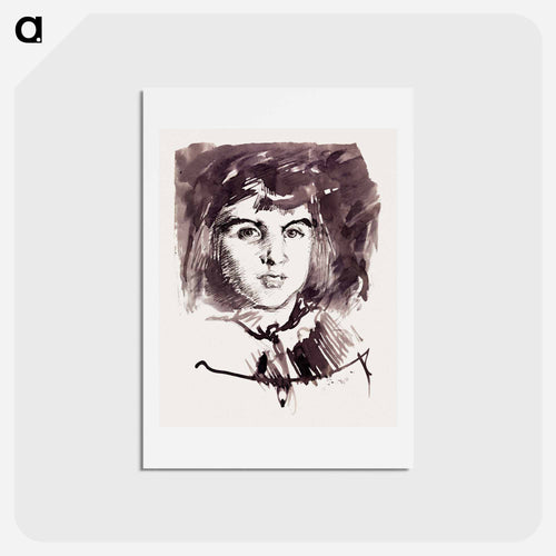 Marie-Louise Pailleron - ジョン シンガー サージェント Postcard.