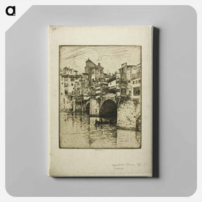 アートパネル-Ponte Vecchio, Florence
 - ジョセフ ペネル Canvas.