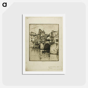 アートポストカード-Ponte Vecchio, Florence
 - ジョセフ ペネル Postcard.