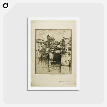 Ponte Vecchio, Florence
 - ジョセフ ペネル Postcard.
