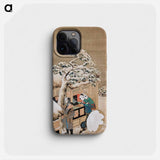 Katsushika Hokusai's shopfront - Katsushika Hokusai Phone Case.