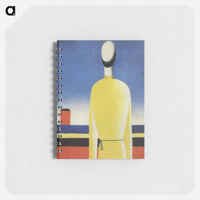 アートメモ帳-Complex Presentiment: Half-Figure in a Yellow Shirt - カジミール マレーヴィチ Memo.