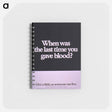 アートメモ帳-When Was the Last Time You Gave Blood?
 - 国立医学図書館 Memo.