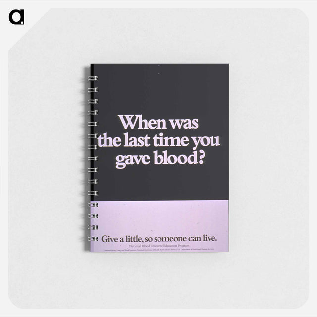 アートメモ帳-When Was the Last Time You Gave Blood?
 - 国立医学図書館 Memo.