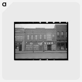 アートポストカード-Sign in Store, Aledo
 - ラッセル リー Postcard.