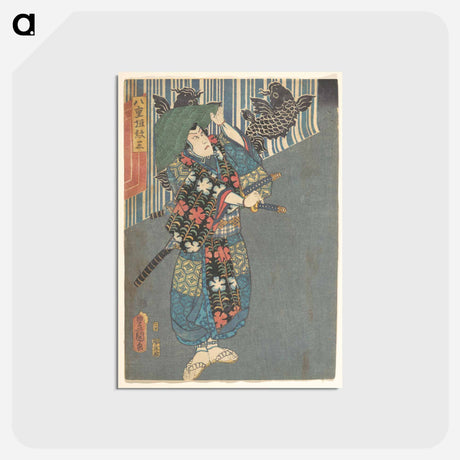 アートポストカード-Utagawa Kunisada Print
 - 歌川 国貞 Postcard.