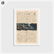 アートポストカード-The First Book of Urizen, Plate 11, "Two nostrils bent down to the deep . . . ." - ウィリアム ブレイク Postcard.