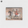 アートメモ帳-A Gentleman on a Managed Horse Riding Out With a Lady
 - イェール大学アートギャラリー Memo.