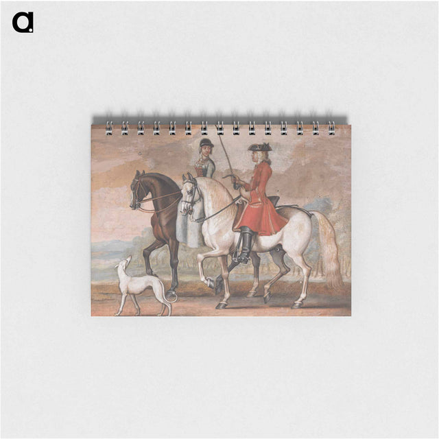 アートメモ帳-A Gentleman on a Managed Horse Riding Out With a Lady
 - イェール大学アートギャラリー Memo.