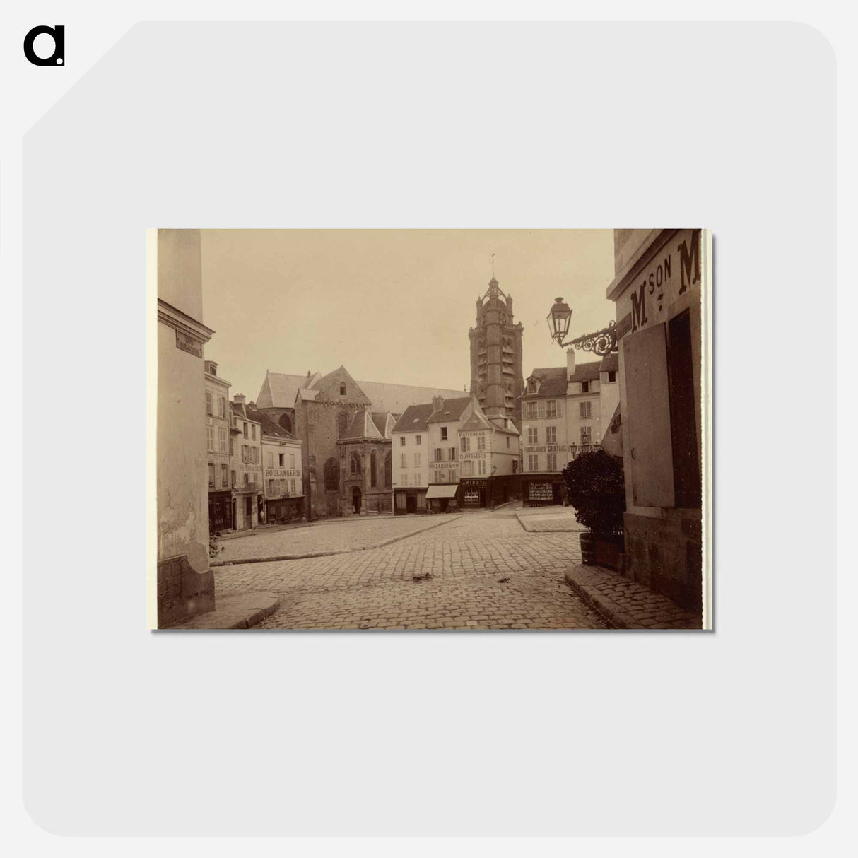 アートポストカード-Pontoise, Place du Grand Martroy
 - ウジェーヌ アジェ Postcard.