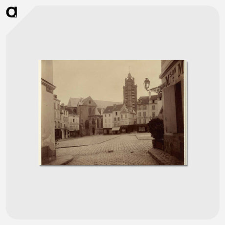 アートポストカード-Pontoise, Place du Grand Martroy
 - ウジェーヌ アジェ Postcard.