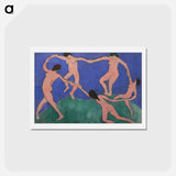 アートポストカード-Dance (I) - アンリ マティス Postcard.
