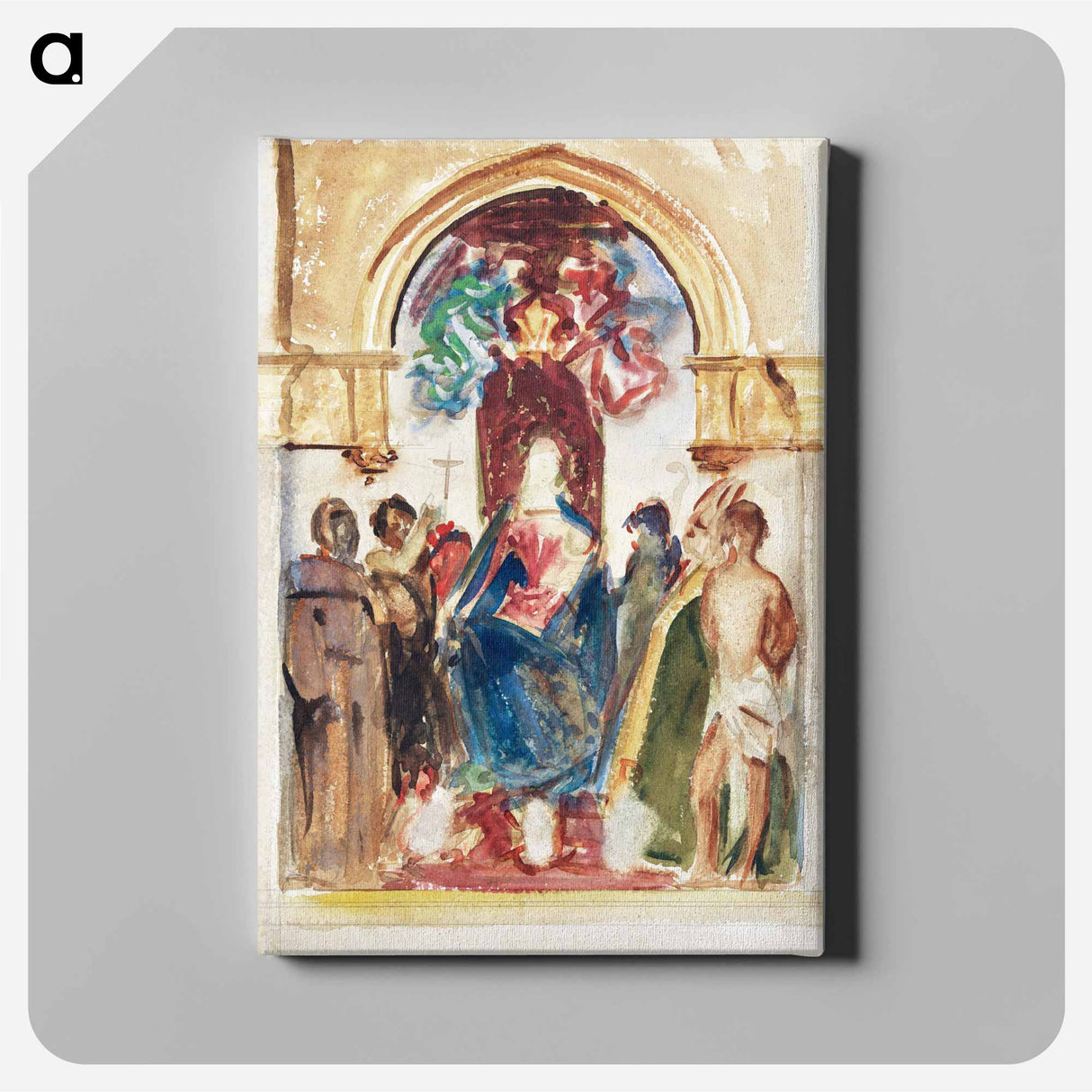 Madonna and Child and Saints - ジョン シンガー サージェント Canvas.