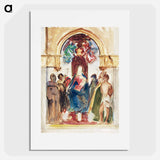 Madonna and Child and Saints - John Singer Sargent Poster.