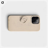 Kop van een man met gesloten ogen - ユリー デ フラーハ Phone Case.