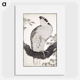 アートポスター-Katsushika Hokusai's bird - 葛飾 北斎 Poster.