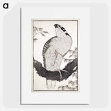 Katsushika Hokusai's bird - 葛飾 北斎 Poster.