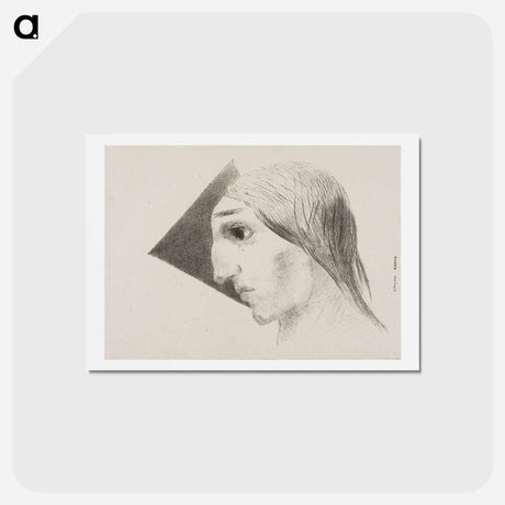 アートポストカード-Madness - オディロン ルドン Postcard.