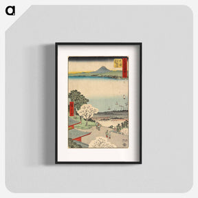 アートポスター-City View of Ōtsu Seen from Mii Temple, Ōtsu
 - 歌川 広重 Poster.