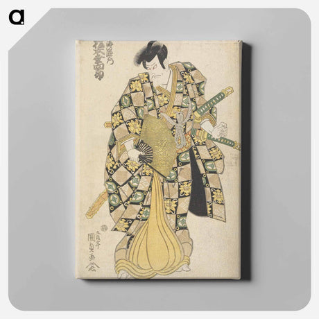 アートパネル-Center Panel of a Triptych
 - 歌川 国貞 Canvas.