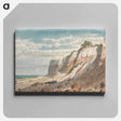 アートパネル-Seashore and Cliffs, with a Horse and Cart and a Beached Boat on Shore
 - イェール大学アートギャラリー Canvas.