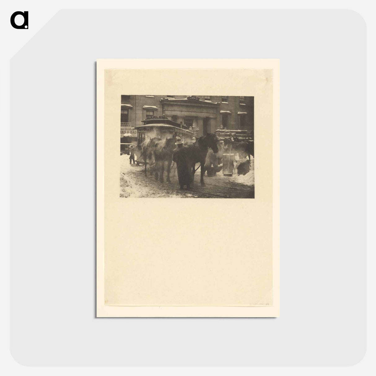 アートポストカード-The Terminal - アルフレッド スティーグリッツ Postcard.