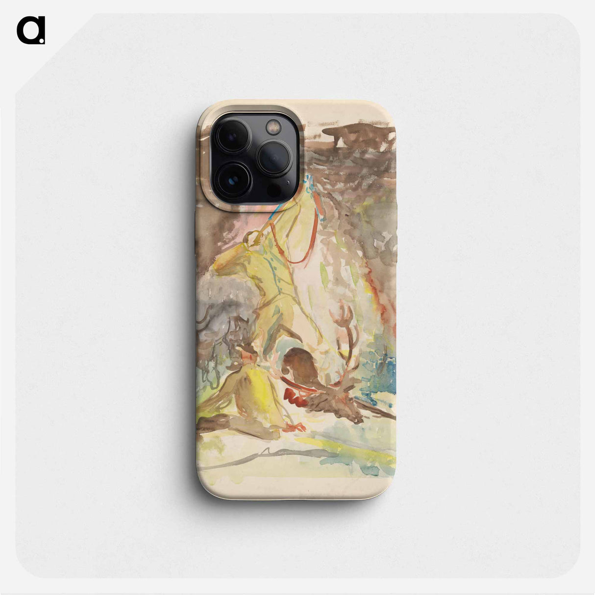Hunting motif - アーノルド ピーター ワイズ クビンチャン Phone Case.