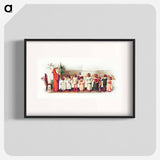 アートポスター-Santa Claus with Children
 - 大英図書館 Poster.