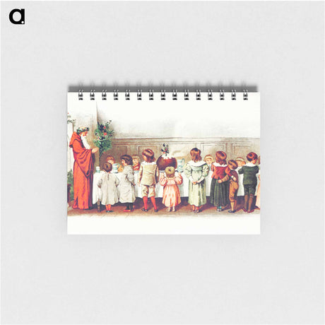 アートメモ帳-Santa Claus with Children
 - 大英図書館 Memo.