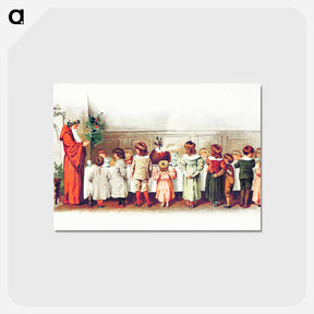 アートポストカード-Santa Claus with Children
 - 大英図書館 Postcard.