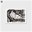 アートポストカード-Woman Lying on a Sofa - エルンスト ルートヴィヒ キルヒナー Postcard.