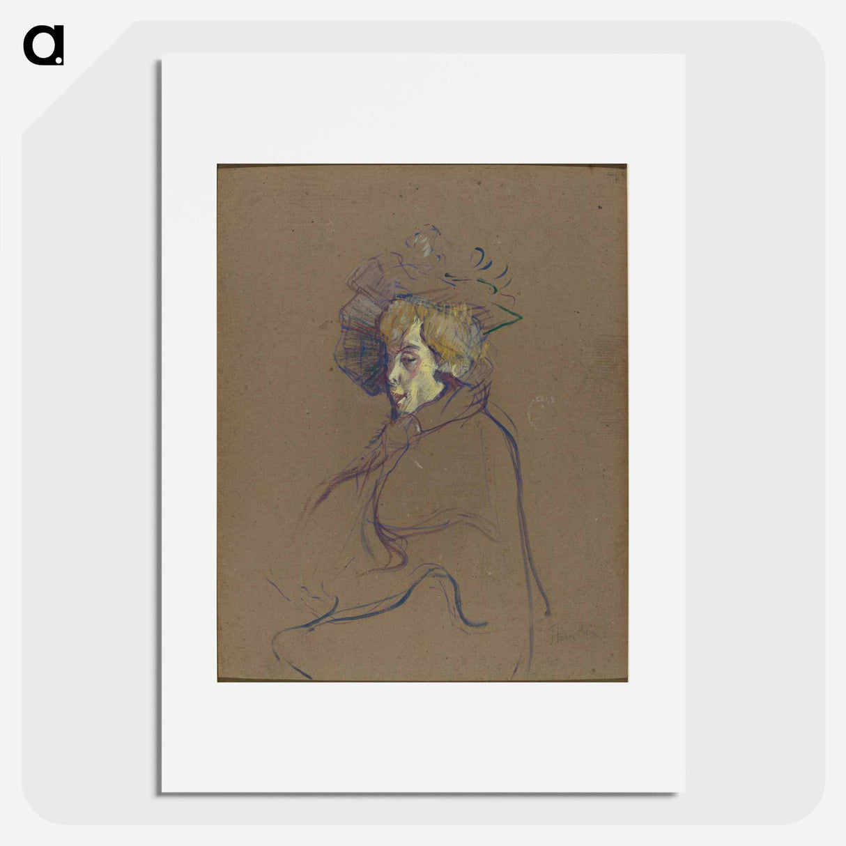 Jane Avril - Henri de Toulouse-Lautrec Poster.