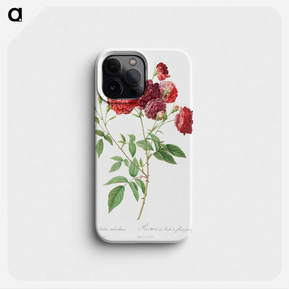 Ternaux Rose - Pierre Joseph Redouté Phone Case.